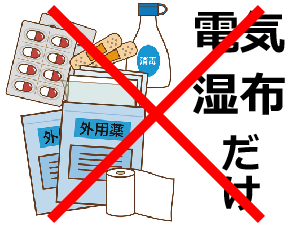 整骨院では機器・湿布などの薬だけの治療はしない