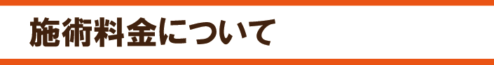 施術料金について